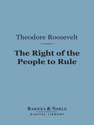 cover image of The Right of the People to Rule (Barnes & Noble Digital Library)